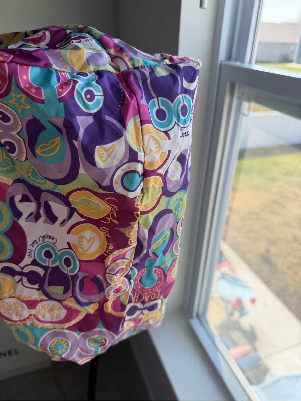 Coach Poppy Packable Shopping Tote NWOT - Picture 7 of 11